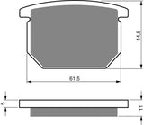 Goldfren AD Brake Pads: AD138 ≈ FA065 / VD324 / FDB217 / SBS534