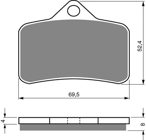 Goldfren AD Brake Pads: AD139 ≈ FA361 / / /