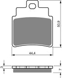 Goldfren AD Brake Pads: AD140 ≈ FA355/4 / VD987 / FDB2141 / SBS775