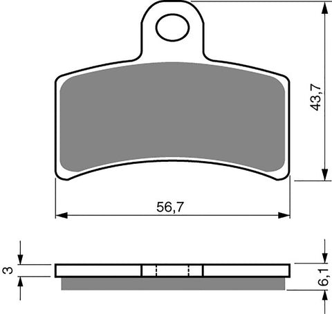 Goldfren AD Brake Pads: AD143 ≈ FA291 / FDB2103 / SBS815
