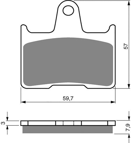 Goldfren AD Brake Pads: AD148 ≈ FA254 / VD436 / FDB2111 / SBS715 / SBS765