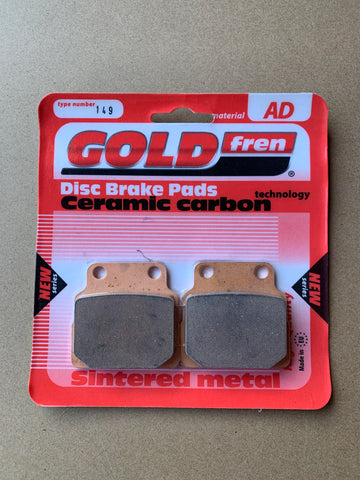 Goldfren AD Rear Brake Pads: Honda CB450 CB 450 (1989-1992)