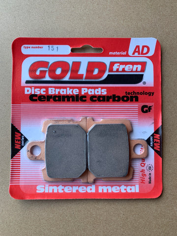 Goldfren AD Front Brake Pads: Yamaha XJ550 XJ 550 (1981-1983)