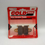 Goldfren AD Brake Pads: AD158 ≈ FA162 / / SBS659