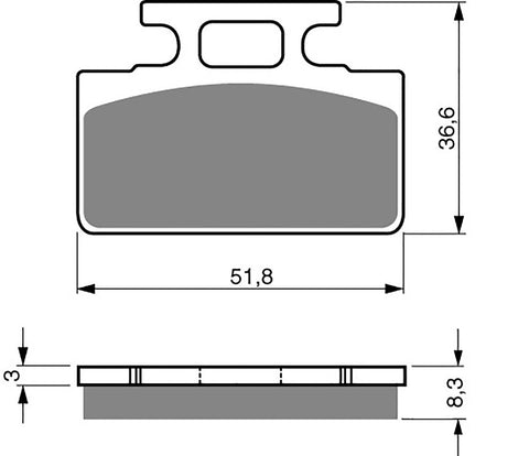 Goldfren AD Brake Pads: AD161 ≈ FA151 / VD150