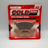 Goldfren AD Brake Pads: AD165 ≈ FA319/2 / VD269/2 / FDB2126 / FDB2156 / SBS769 / SBS768