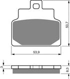 Goldfren AD Brake Pads: AD170 ≈ FA301 / VD976 / SBS748