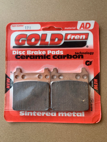 Goldfren AD Rear Brake Pads: Honda CB750 CB 750 (1975-1976)