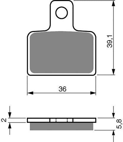 Goldfren AD Brake Pads: AD173 ≈ FA351 / VD9003 / FDB2127 / SBS803