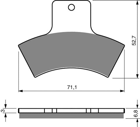 Goldfren AD Brake Pads: AD179 ≈ FA270 / VD963 / FDB2121 / SBS755