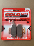 Goldfren AD Rear Brake Pads: Yamaha YFM400 YFM 400 (2000-2006)