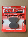 Goldfren AD Rear Brake Pads: Kawasaki KSF90 KSF 90 (2007-2014)
