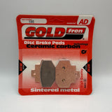 Goldfren AD Brake Pads: AD186 ≈ FA321 / VD981 / FDB2115 / SBS772