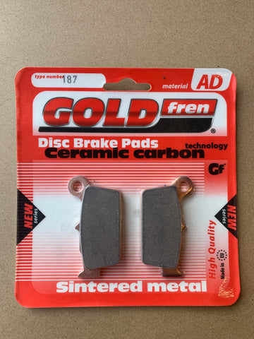 Goldfren AD Rear Brake Pads: Yamaha YZ125 YZ 125 (2003-2025)