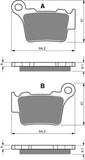 Goldfren AD Brake Pads: AD191 ≈ FA368 / VD997 / FDB2165 / SBS791