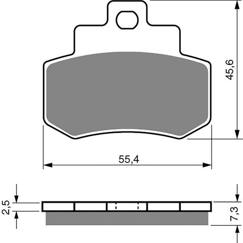 Goldfren AD Brake Pads: AD192 ≈ FA356 / VD988 / SBS776