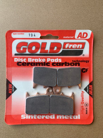 Goldfren AD Brake Pads: AD194 ≈ FA294 / VD9020 / SBS743