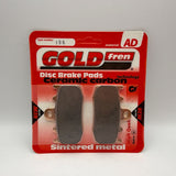 Goldfren AD Brake Pads: AD196 ≈ FA335 / VD9000 / FDB2125 / SBS796