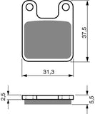 Goldfren AD Brake Pads: AD201 ≈ FA352 /