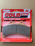 Goldfren AD Brake Pads: AD204 ≈ FA191 / VD259 / FDB685 / SBS682