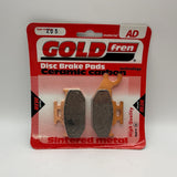 Goldfren AD Brake Pads: AD205 ≈ FA317 / VD276 / VD979 / FDB2149 / SBS767