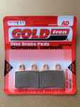 Goldfren AD Rear Brake Pads: Yamaha DT50 DT 50 (2003-2008)