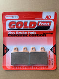 Goldfren AD Rear Brake Pads: Yamaha DT50 DT 50 (2003-2008)