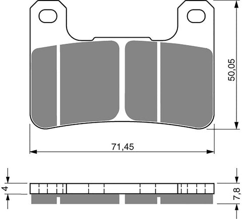 Goldfren AD Brake Pads: AD213 ≈ FA379 / VD355 / FDB2178 / SBS306