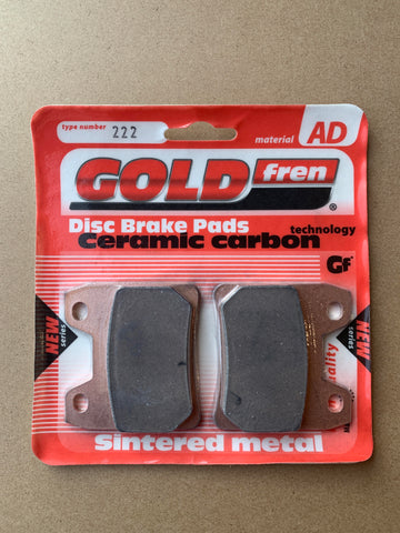 Goldfren AD Brake Pads: AD222 ≈ FA348 / VD268 / FDB2150 / SBS770