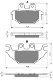 Goldfren AD Brake Pads: AD230 ≈ FA377 / VD9026 / FDB2184 / SBS810