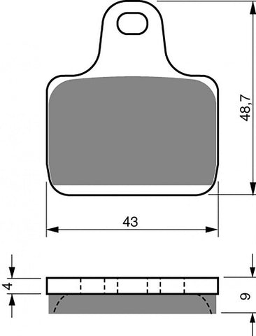 Goldfren AD Brake Pads: AD239 ≈ FA435