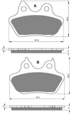 Goldfren AD Brake Pads: AD244 ≈ FA434 / VD9022 / VD971 / FDB2202 / SBS846