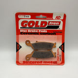 Goldfren AD Brake Pads: AD248 ≈ FA450 / VD280 / FDB2219ZR / SBS840