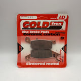 Goldfren AD Brake Pads: AD253 ≈ FA444 / VD278/2 / FDB2230 / SBS849