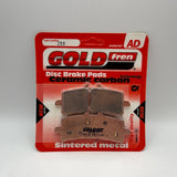 Goldfren AD Brake Pads: AD258 ≈ FA447 / VD9031 / FDB2260 / SBS841 / SBS901
