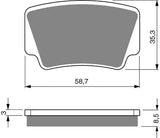 Goldfren AD Brake Pads: AD260 ≈ FA463 / SBS867