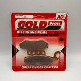 Goldfren AD Brake Pads: AD266 ≈ FA418 / FDB2186 / SBS187 / SBS818