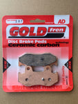 Goldfren AD Rear Brake Pads: Suzuki AN400 AN 400 (2001-2006)