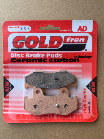 Goldfren AD Rear Brake Pads: Suzuki AN400 AN 400 (2001-2006)