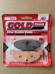 Goldfren AD Rear Brake Pads: Yamaha XP500 XP 500 (2004-2011)