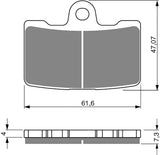 Goldfren AD Brake Pads: AD269 ≈ FA454/4 / VD9038 / FDB2240 / SBS856