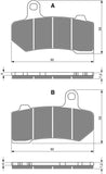 Goldfren AD Brake Pads: AD271 ≈ FA409 / VD9025 / FDB2210 / SBS830