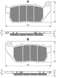 Goldfren AD Brake Pads: AD272 ≈ FA381 / VD9009 / FDB2179 / SBS807