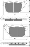 Goldfren AD Brake Pads: AD274 ≈ FA387 / VD9010 / FDB2180 / SBS808