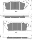 Goldfren AD Brake Pads: AD277 ≈ FA488 / VD178 / FDB2253 / SBS862