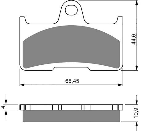 Goldfren AD Brake Pads: AD281 ≈ FA344 /