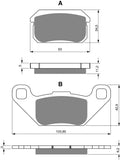 Goldfren AD Brake Pads: AD283 ≈ FA431