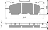 Goldfren AD Brake Pads: AD302 ≈ FA498 / VD9044 / FDB2248 / SBS204