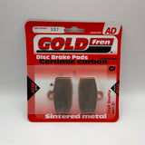 Goldfren AD Brake Pads: AD307 ≈ FA612 / VD9058 / FDB2262SG / SBS885