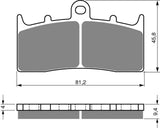 Goldfren AD Brake Pads: AD318 ≈ FA613 / FA294 / VD439 / VD439/2 / FDB2124 / SBS778